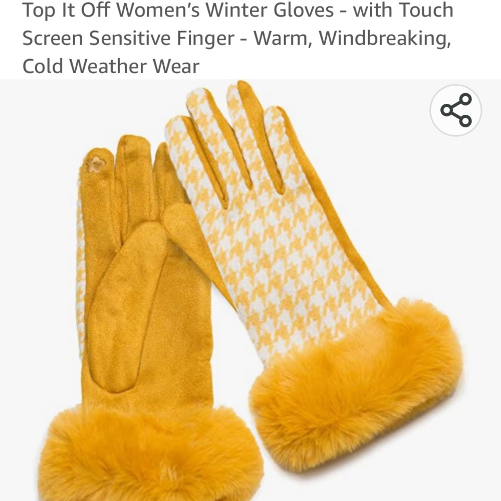 NWT Top it Off gloves